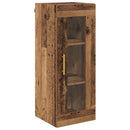 Highboard 2 pcs Gammelt træ Glas