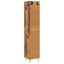 Highboard 2 pcs Gammelt træ Glas