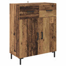 Highboard med skuffe 2 pcs Gammelt træ Konstrueret træ