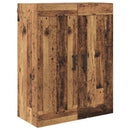 Highboard med skuffe 2 pcs Gammelt træ Konstrueret træ