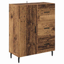 Highboard med skuffe 2 pcs Gammelt træ Konstrueret træ