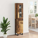 Highboard Gammelt træ 34,5 x 34 x 180 cm Konstrueret træ