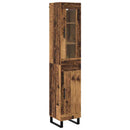 Highboard Gammelt træ 34,5 x 34 x 180 cm Konstrueret træ