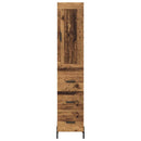 Highboard Gammelt træ 34,5 x 34 x 180 cm Konstrueret træ