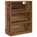 Highboard med skuffe 2 pcs Gammelt træ Konstrueret træ