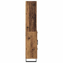 Highboard med skuffe 2 pcs Gammelt træ Konstrueret træ
