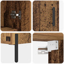Highboard Gammelt træ 69,5 x 34 x 180 cm Konstrueret træ