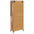Highboard med skuffe 2 pcs Gammelt træ Konstrueret træ