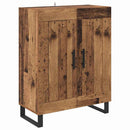 Highboard 2 pcs Gammelt træ Konstrueret træ