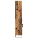 Highboard 2 pcs Gammelt træ Konstrueret træ