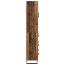 Highboard med skuffe 2 pcs Gammelt træ Konstrueret træ