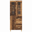 Highboard Gammelt træ 69,5 x 34 x 180 cm Konstrueret træ