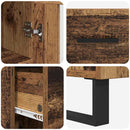 Highboard Gammelt træ 34,5 x 34 x 180 cm Konstrueret træ