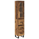 Highboard Gammelt træ 34,5 x 34 x 180 cm Konstrueret træ