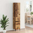 Highboard Gammelt træ 69,5 x 34 x 180 cm Konstrueret træ