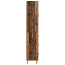 Highboard Gammelt træ 69,5 x 34 x 180 cm Ingeniørtræ og glas