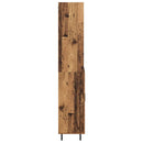 Highboard Gammelt træ 69,5 x 34 x 180 cm Ingeniørtræ og glas