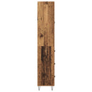 Highboard med skuffe 2 pcs Gammelt træ Konstrueret træ