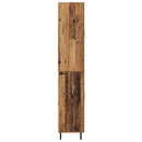 Highboard 2 pcs Gammelt træ Konstrueret træ