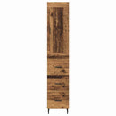 Highboard Gammelt træ 34,5 x 34 x 180 cm Konstrueret træ