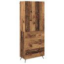 Highboard Gammelt træ 69,5 x 34 x 180 cm Konstrueret træ