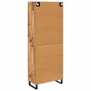 Highboard med skuffe 2 pcs Gammelt træ 69,5 x 34 x 180 cm