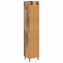 Highboard Gammelt træ 34,5 x 34 x 180 cm Konstrueret træ
