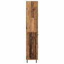 Highboard med skuffe 2 pcs Gammelt træ Konstrueret træ