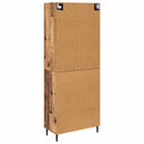 Highboard med skuffe 2 pcs Gammelt træ Konstrueret træ