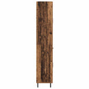 Highboard med skuffe 2 pcs Gammelt træ Konstrueret træ