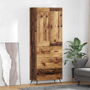 Highboard Gammelt træ 69,5 x 34 x 180 cm Konstrueret træ