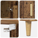 Highboard Gammelt træ 69,5 x 32,5 x 180 cm Konstrueret træ