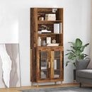 Highboard Gammelt træ 69,5 x 32,5 x 180 cm Konstrueret træ