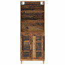 Highboard Gammelt træ 69,5 x 32,5 x 180 cm Konstrueret træ