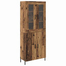 Highboard Gammelt træ 69,5 x 34 x 180 cm Konstrueret træ