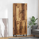 Highboard 2 pcs Gammelt træ 69,5 x 34 x 180 cm