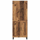 Highboard 2 pcs Gammelt træ 69,5 x 34 x 180 cm