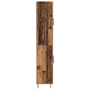 Highboard 2 pcs Gammelt træ Konstrueret træ