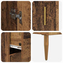 Highboard med skuffe 2 pcs Gammelt træ Konstrueret træ