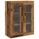 Highboard med skuffe 2 pcs Gammelt træ Konstrueret træ