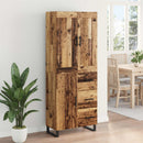 Highboard Gammelt træ 69,5 x 34 x 180 cm Konstrueret træ