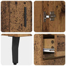 Highboard med skuffe 2 pcs Gammelt træ Konstrueret træ