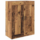 Highboard med skuffe 2 pcs Gammelt træ Konstrueret træ
