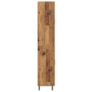 Highboard med skuffe 2 pcs Gammelt træ Konstrueret træ