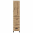 Highboard Artisan Egetræ 34,5 x 34 x 180 cm Konstrueret træ