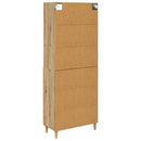 Highboard Artisan Egetræ 69,5 x 32,5 x 180 cm Konstrueret træ