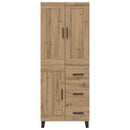 Highboard Artisan Egetræ 69,5 x 34 x 180 cm Konstrueret træ