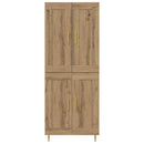 Highboard Artisan Egetræ 69,5 x 34 x 180 cm Konstrueret træ