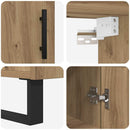 Highboard Artisan Egetræ 34,5 x 34 x 180 cm Konstrueret træ