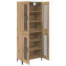 Highboard Artisan Egetræ 69,5 x 34 x 180 cm Konstrueret træ